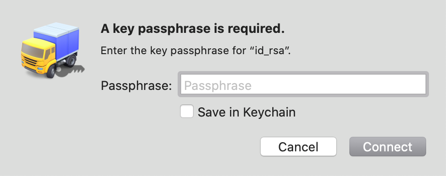 SSH Key Passphrase Prompt